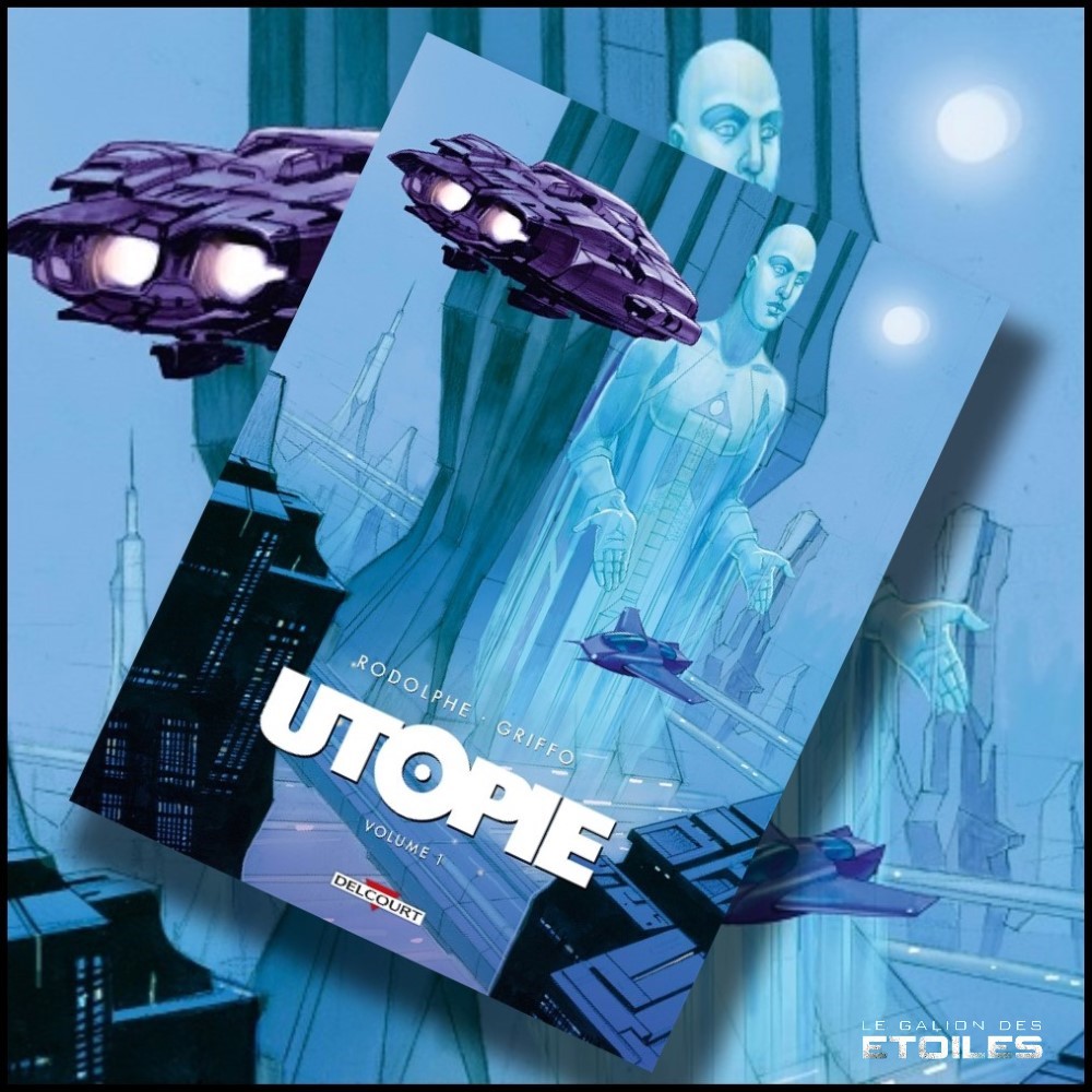 Utopie, volume 1 @ 2023 Delcourt | Illustration de couverture @ Griffo