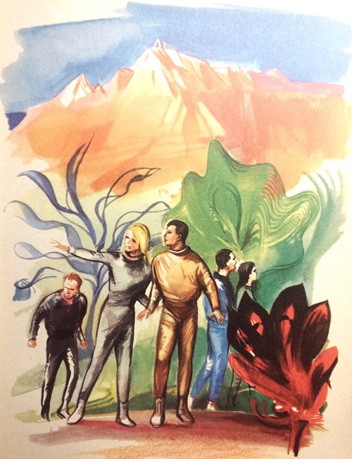 La Planète Kalgar, p. 29 @ 1966 Hachette | Illustration @ Jean Reschofsky | Scan @ J.-M. Archaimbault, édition privée