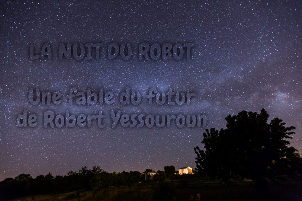 Illustration de couverture du roman "Un village proche des étoiles" (Robert Yessouroun) | Photo @ Régine Heinz