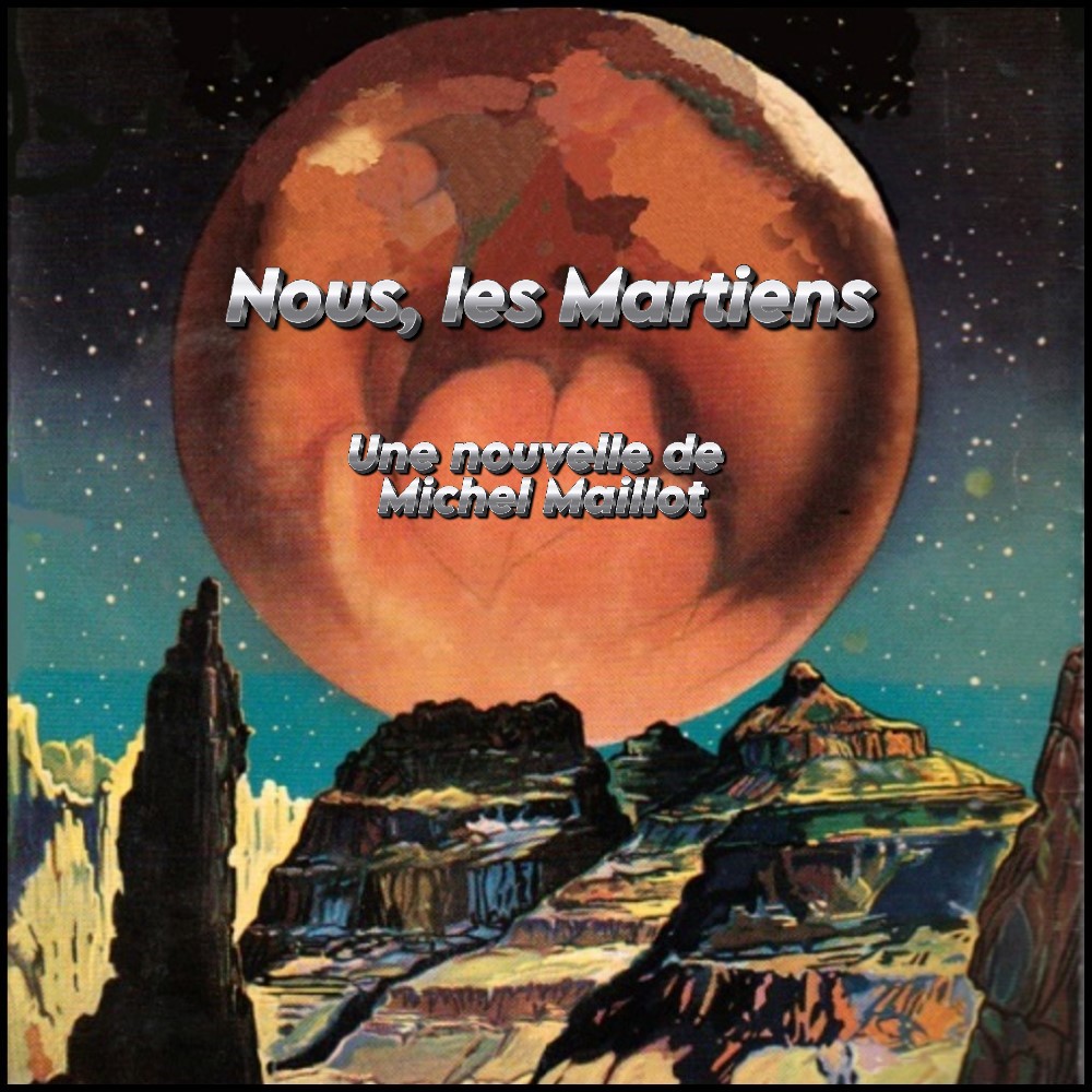 Illustration @ René Brantonne | Les Sables de Mars (The Sands of Mars, Arthur C. Clarke, 1951) @ 1955 Fleuve Noir