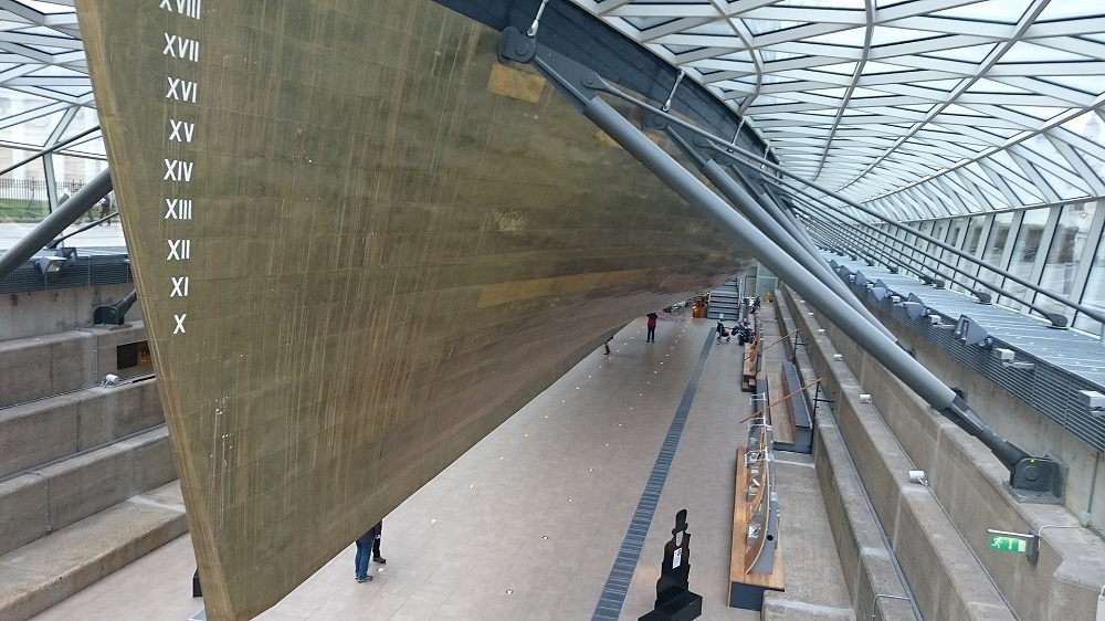 La coque dorée du Cutty Sark @ LondonHistoryatHome — Travail personnel, CC BY-SA 4.0, https://commons.wikimedia.org/w/index.php?curid=109497889
