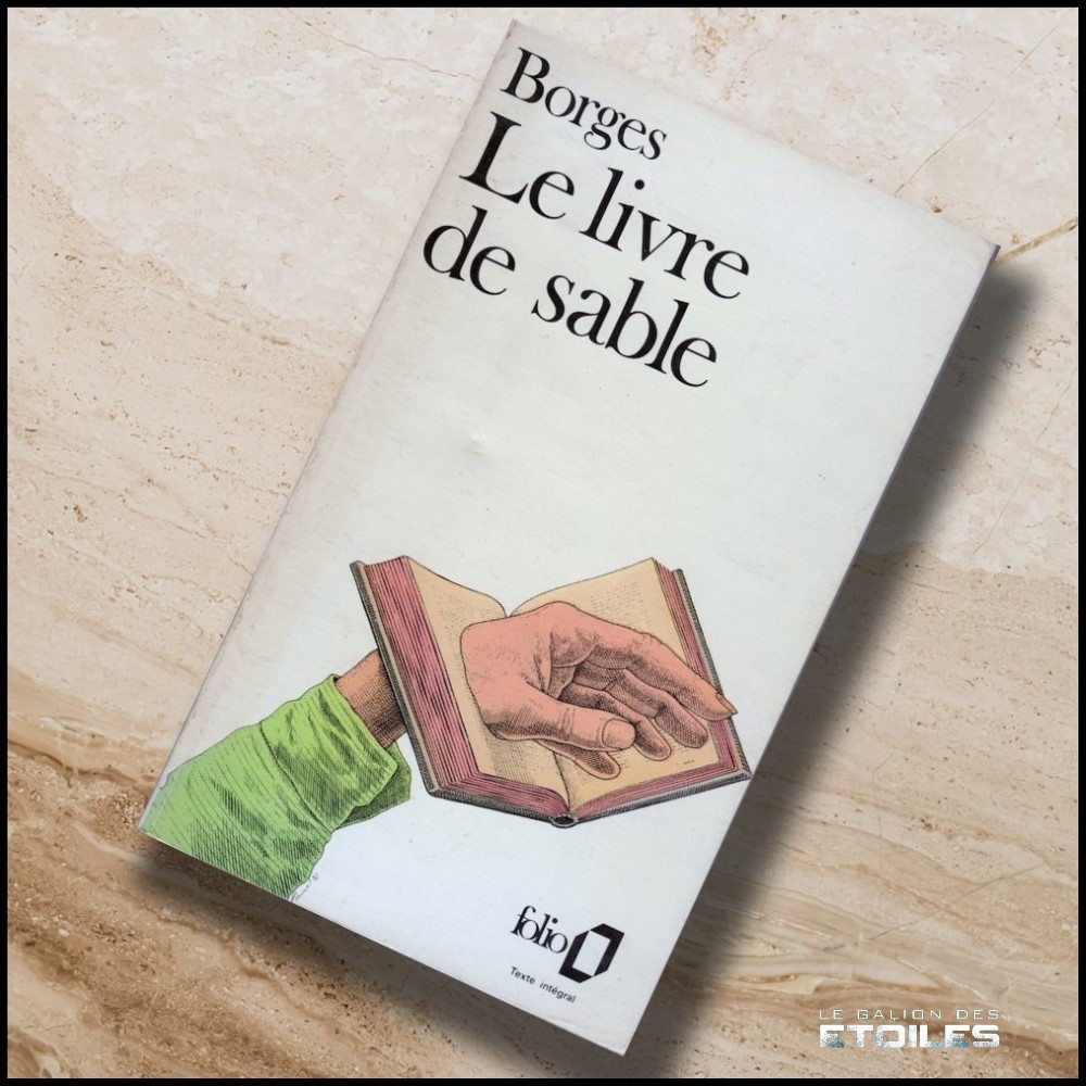 Le Livre de sable, réédition @ 1983 Gallimard | Illustration de couverture @ Philippe Poncet De La Grave Le Livre de sable, réédition @ 1983 Gallimard | Illustration de couverture @ Philippe Poncet De La Grave