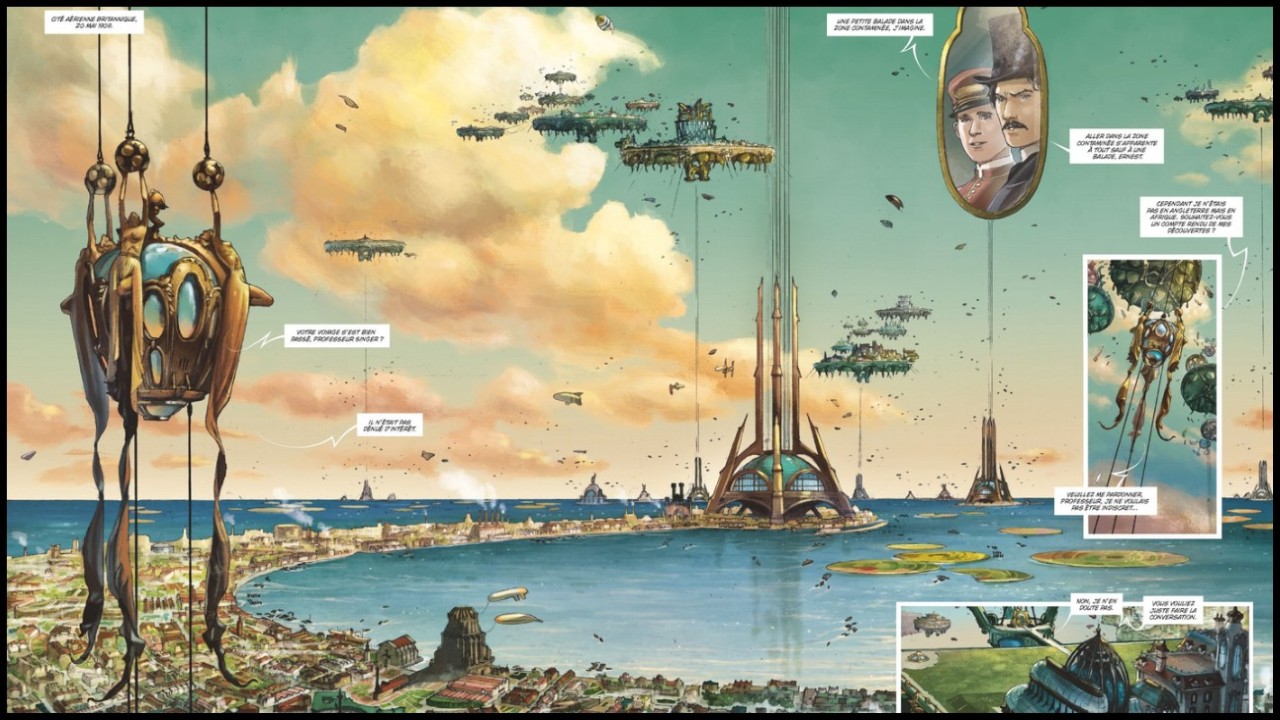 Terra Prohibita (Tome 1), aperçu pages 8 et 9 © 2021 Editions Glénat | Dessin © Patrick Laumond
