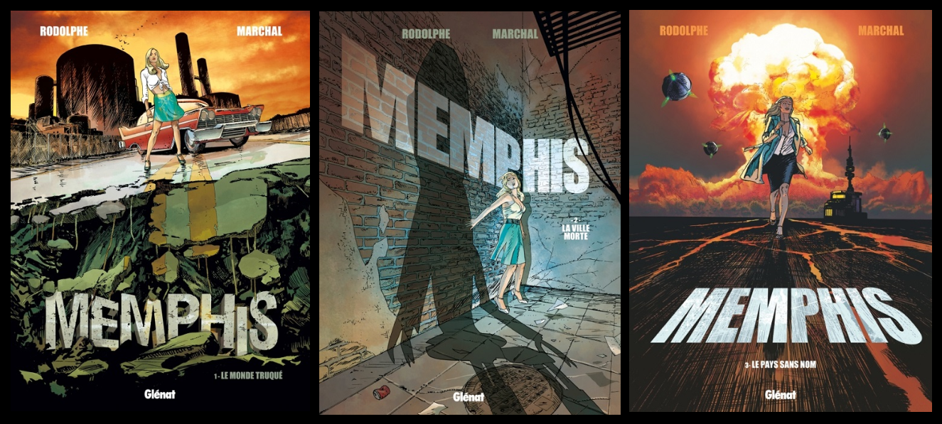 Memphis, tomes 1-3 @ 2013-2016 Glénat