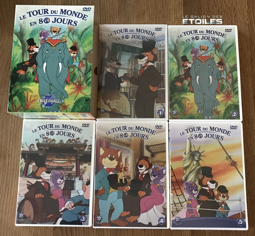 Le tour du monde en 80 jours, intégrale de la saison 1 | Photo © Koyolite Tseila, mon coffret DVD