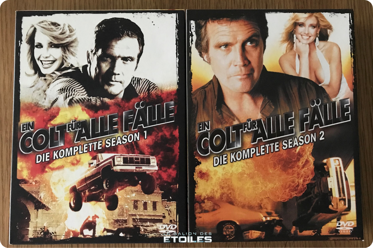 L'Homme qui tombe à pic, coffrets DVD des saisons 1 et 2 | Photo © Koyolite Tseila, éditions privées
