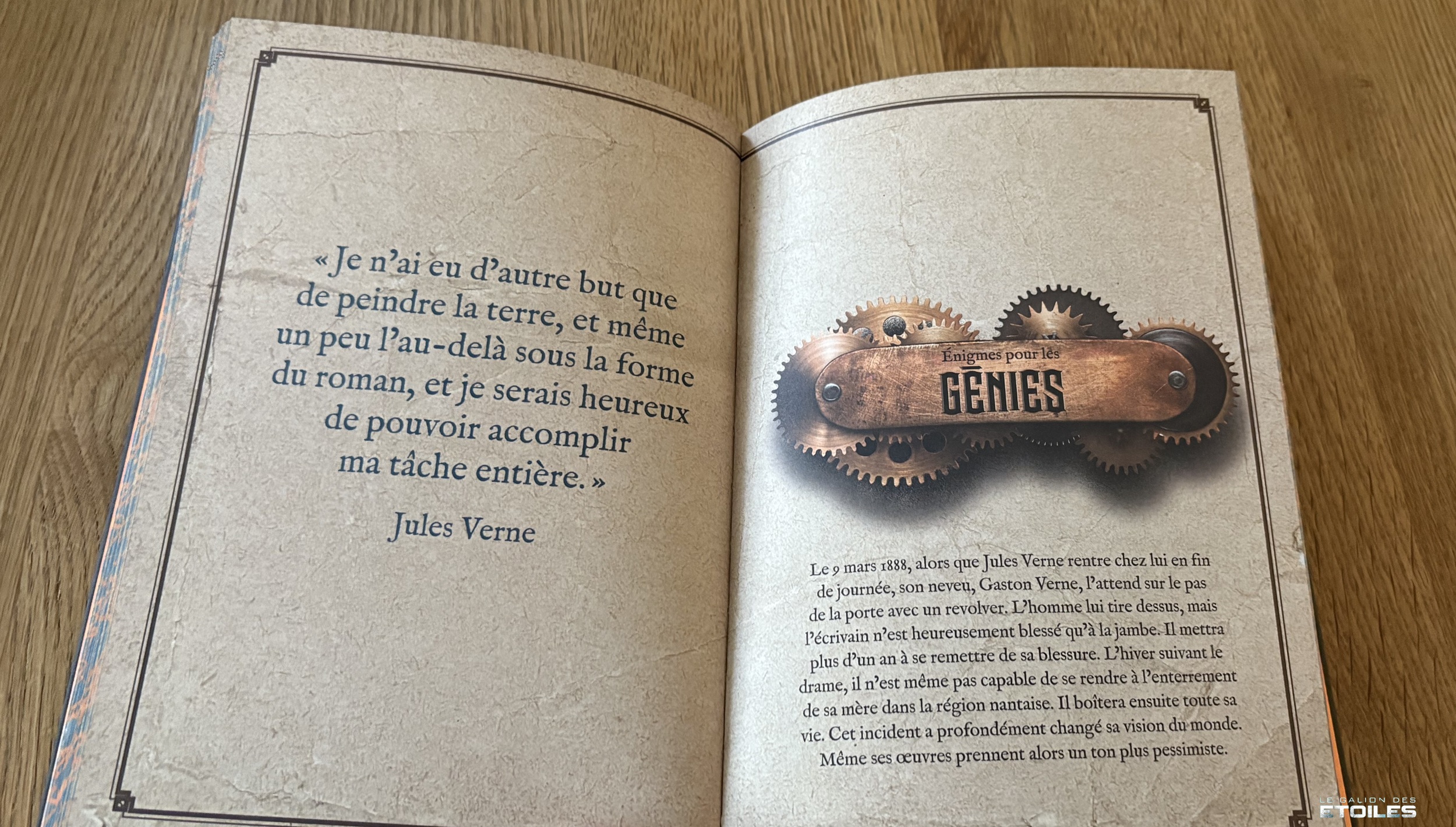 Le grand livre des énigmes - Jules Verne © 2024 Editions Marabout | Photo © Koyolite Tseila, édition privée