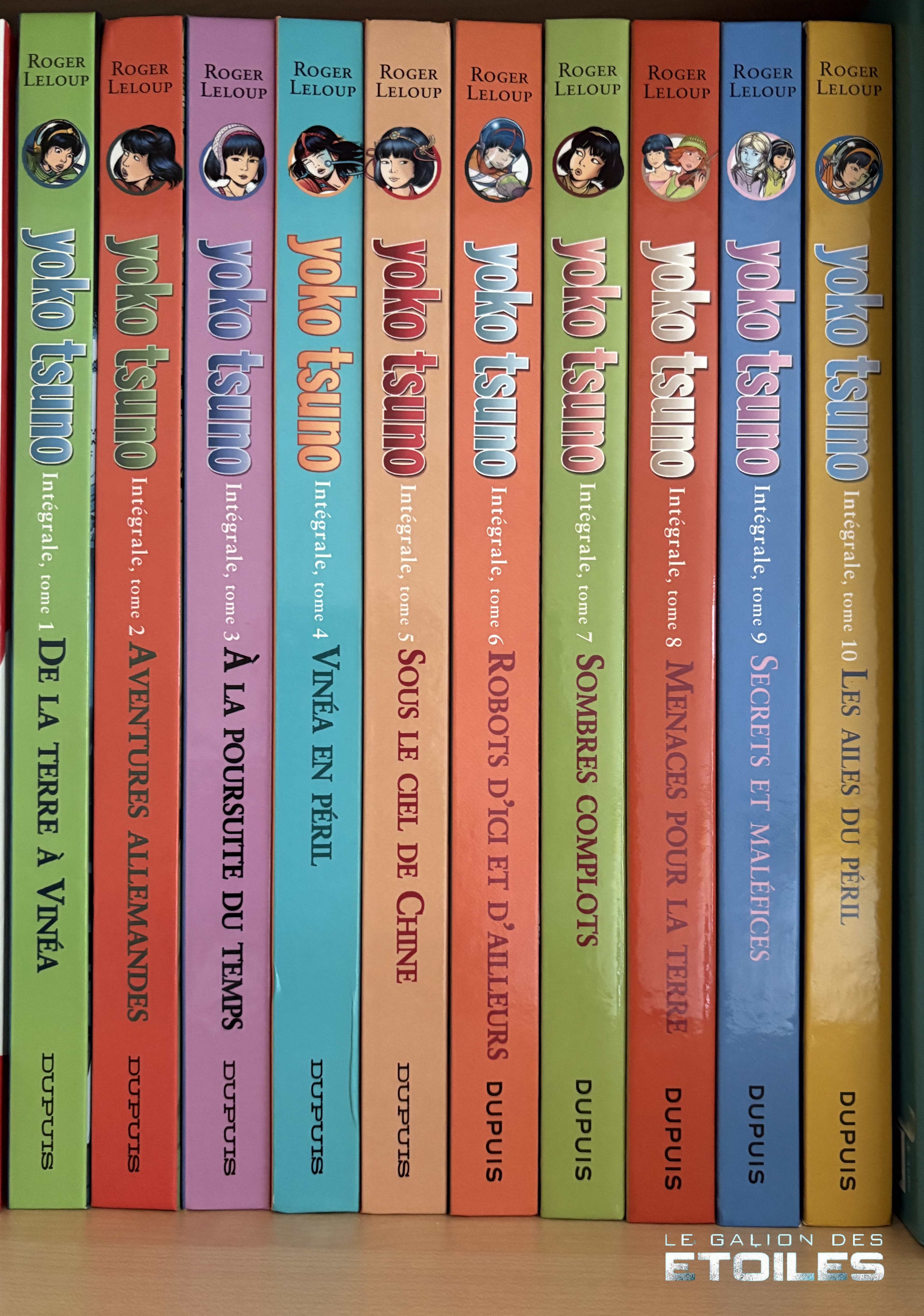 Les 10 intégrales de Yoko Tsuno © Editions Dupuis | Photo © Koyolite Tseila, collection privée