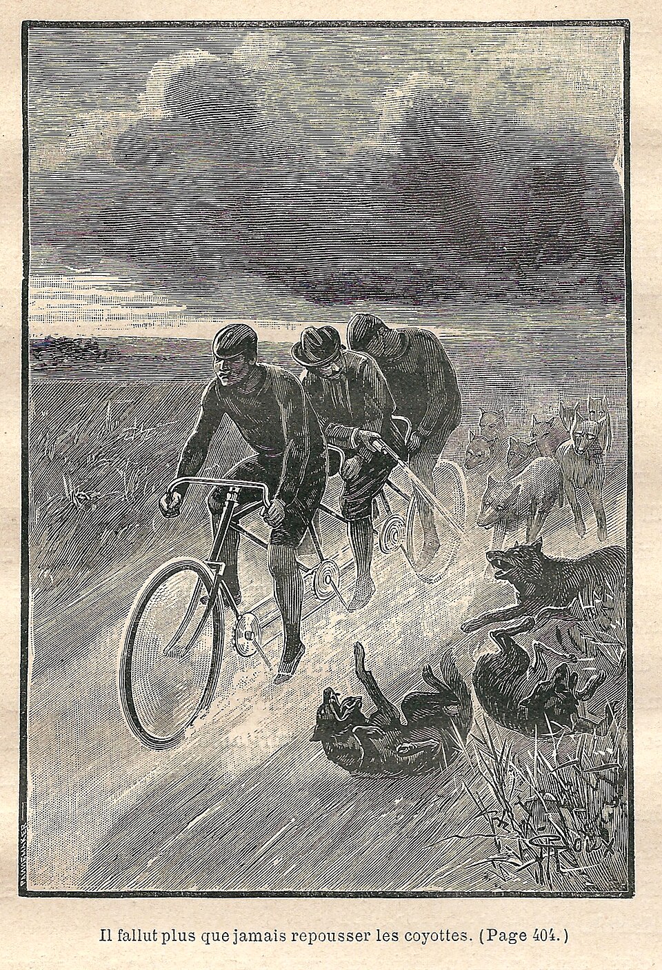 Illustration de George Roux pour les éditions Hetzel