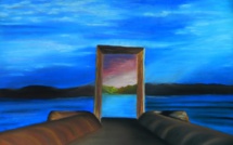 Porte sur l'Été | Peinture | Jean-Michel Archaimbault | 2015 Porte sur l'Été | Peinture | Jean-Michel Archaimbault | 2015